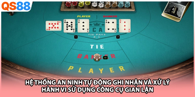 Hệ thống an ninh tự động ghi nhận và xử lý hành vi sử dụng công cụ gian lận